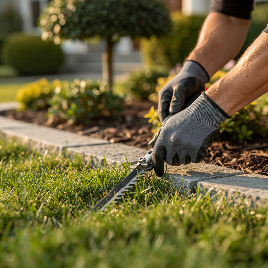 Santiago's Lawncare and Tree Service expert team providing professional lawn care and tree services in Valley Center, California